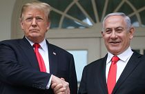 U.S. President Donald Trump &  Israel's Prime Minister Benjamin Netanyahu