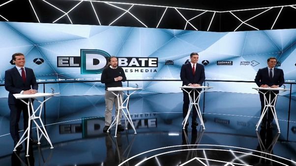 Spagna, nuovo confronto TV tra quattro candidati premier Spagna, nuovo confronto TV tra quattro candidati premier