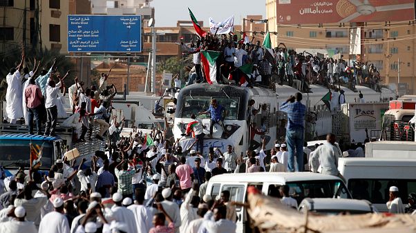 Hundreds more protesters join demonstrations in Sudan's capital Hundreds more protesters join demonstrations in Sudan's capital