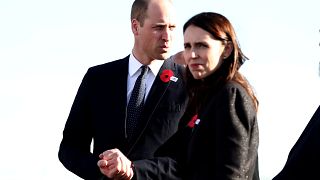 Prince William attends New Zealand Anzac Day service amid heightened security