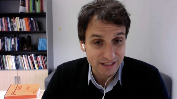 El politólogo Lluís Orriols, en una entrevista con Euronews vía Skype El politólogo Lluís Orriols, en una entrevista con Euronews vía Skype