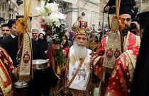 Ιεροσόλυμα: Η τελετή του νιπτήρος παρουσία πλήθους πιστών