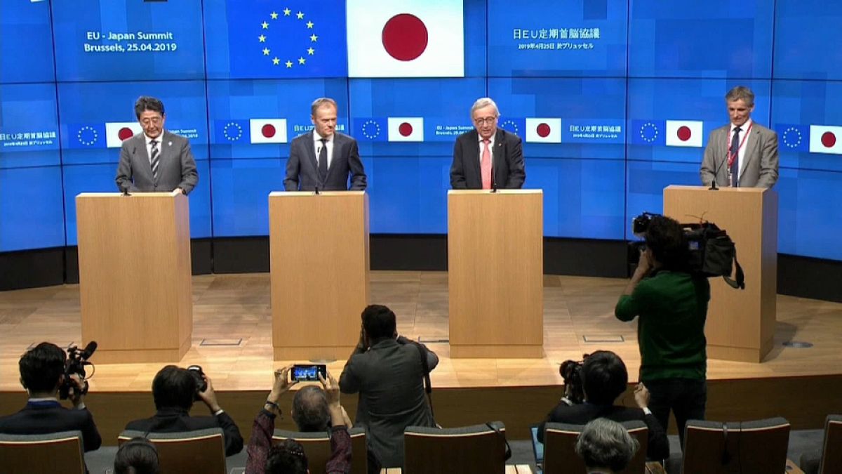Libre-échange : l'UE et le Japon à l'unisson