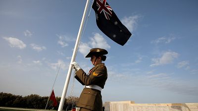 Australian and New Zealand citizens hold memorial services in Gallipoli