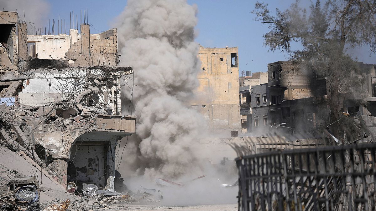شهر رقه سوریه در اکتبر ۲۰۱۷