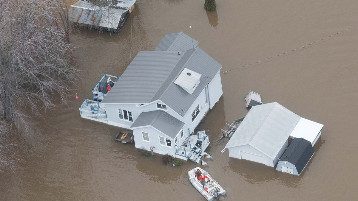 Las inundaciones de primavera ya han afectado a más 5500 hogares en Canadá