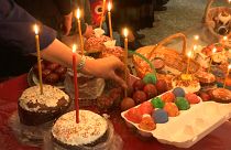 Orthodox Christians in Moscow prepare for Easter celebrations