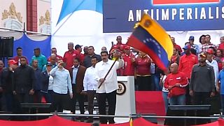 Manifestaciones rivales en Caracas