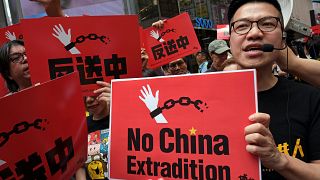 Hong Kong protest demanding end to proposed extradition bill with China