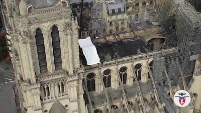 Notre Dame: Young trade trainees hope to help restore scorched roof