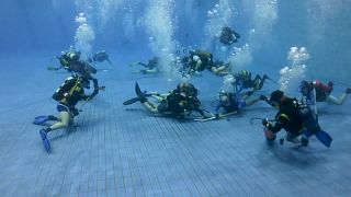 Underwater hockey championship takes place in Russia