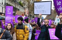 November 2018 demonstration against sexual violence in France.
