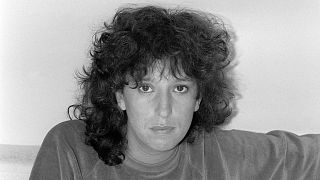 Portrait de la comédienne Anémone pris le 03 février 1982 à Paris.