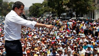 زعيم المعارضة في فنزويلا خوان غوايدو 