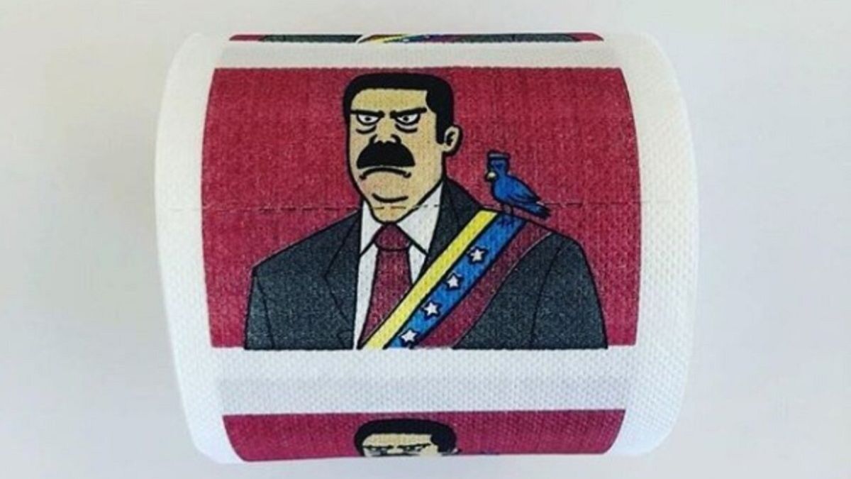 Dirty protest? Toilet roll with Maduro’s face for sale online 