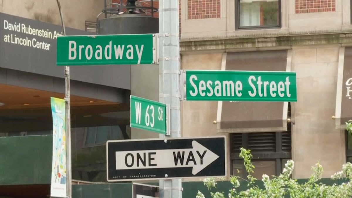 Sesame Street: Watch as New York City names road after groundbreaking  children's TV show