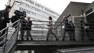 Minister Agnes Buzyn leaves the Pitie-Salpetriere hospital, May 2, 2019