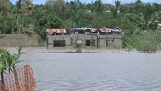 El ciclón Kenneth inunda el norte de Mozambique