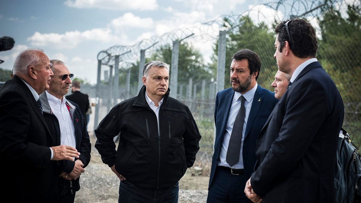 Meglátogatta a magyar határkerítést Matteo Salvini