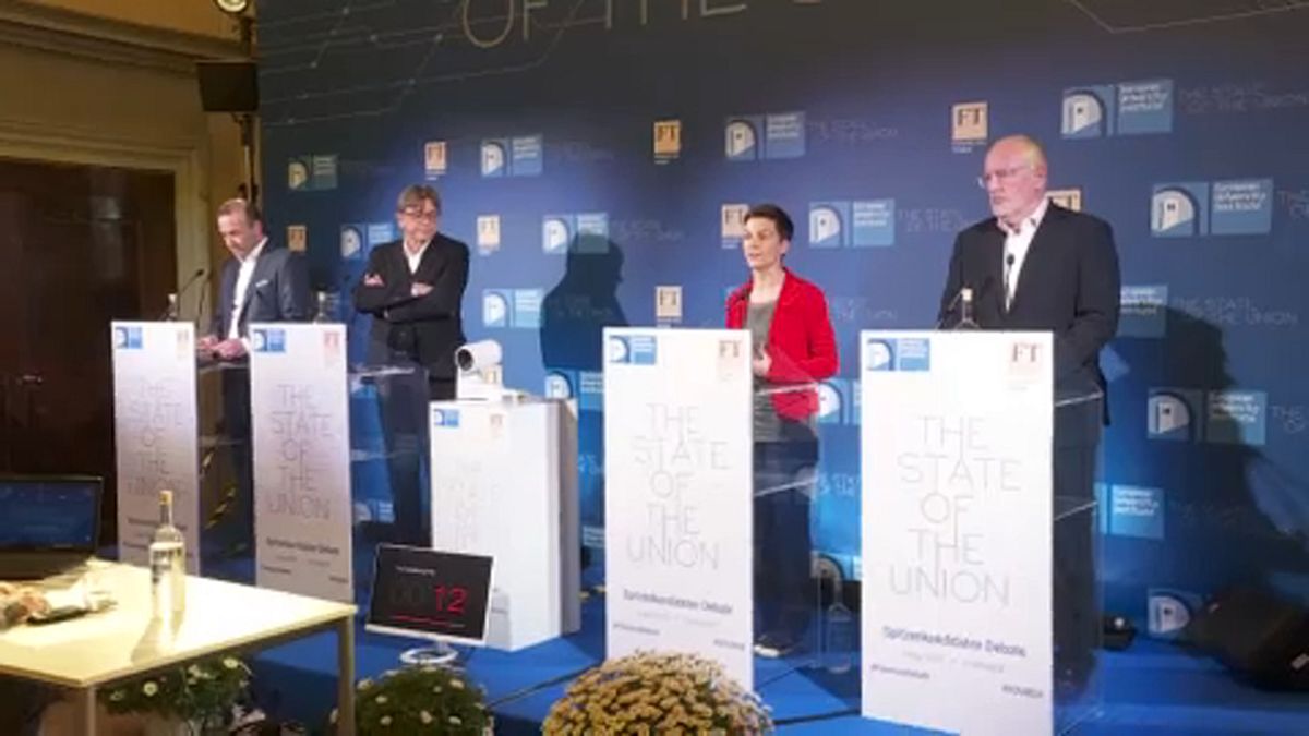 Firenzében vitázott Weber, Verhofstadt, Keller és Timmermans