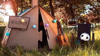 100% recyclable cardboard tents are pitching up at festivals