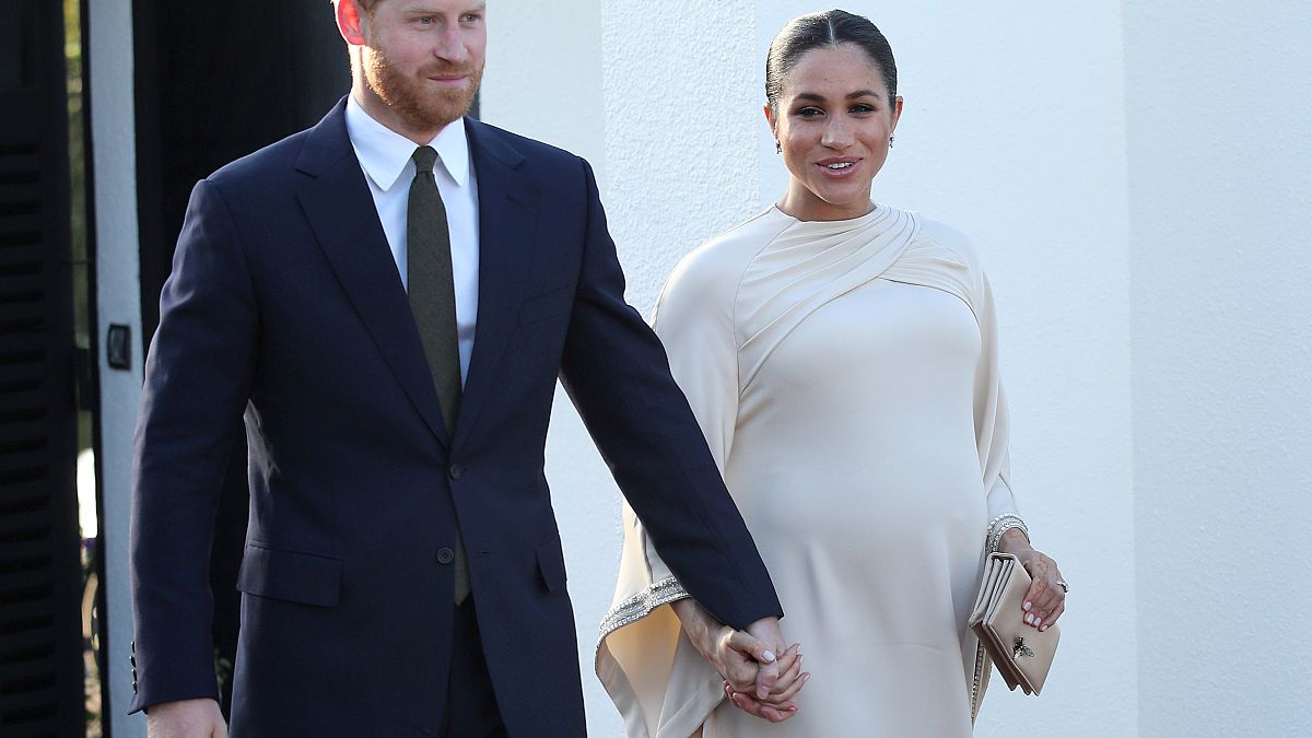 Britain's Prince Harry and Meghan, Duchess of Sussex in February 2019.