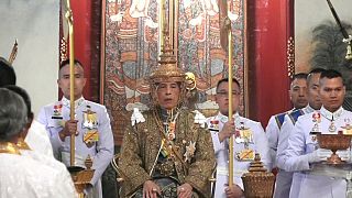Watch: Thailand's King Maha Vajiralongkorn is crowned on the first day of coronation rites
