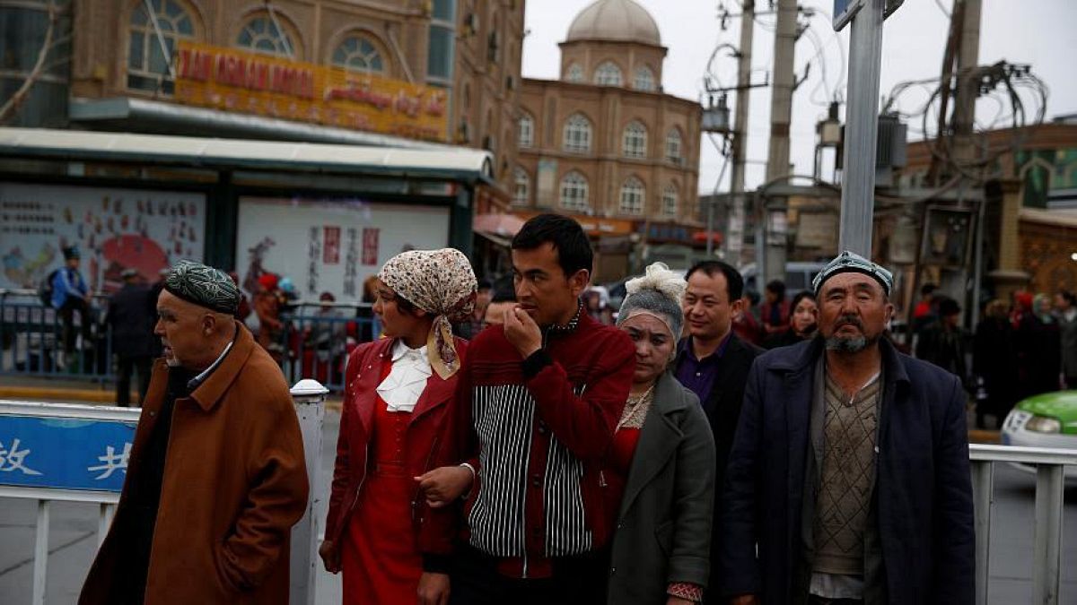 مجموعة من أقلية الويغور المسلمين في الصين