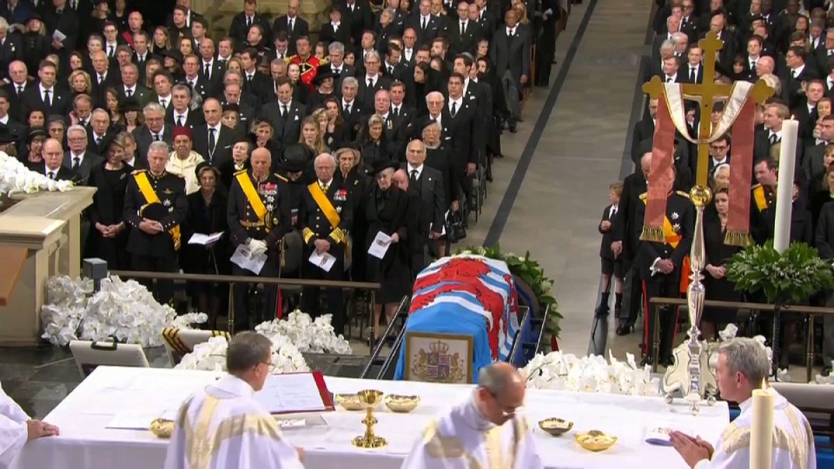 Eltemették a volt luxemburgi nagyherceget