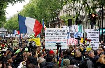 من مظاهرات تحرك "السترات الصفراء" اليوم في العاصمة باريس