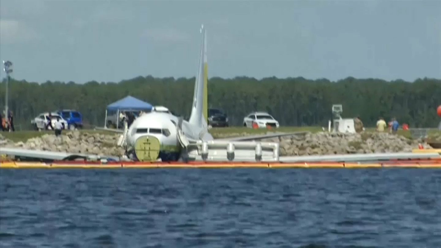 Aterrizaje forzoso de un Boeing 737-800 en un río de Florida | Euronews