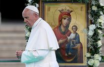 El papa visita Bulgaria