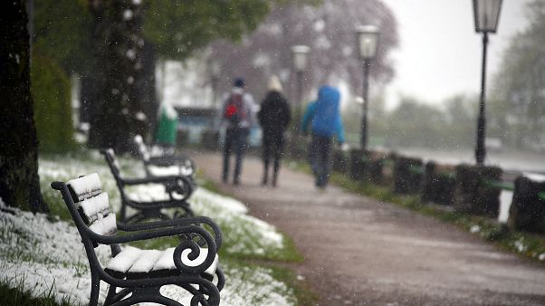 Neige et rafales de vent : l'hiver revient au mois de mai Neige et rafales de vent : l'hiver revient au mois de mai