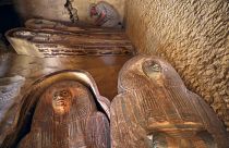 Egypte : découverte d'une tombe près des pyramides de Gizeh