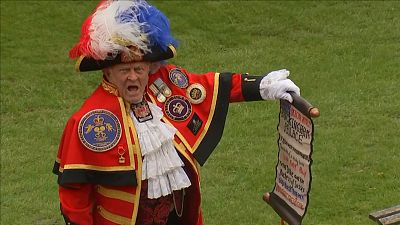 'Well done, Meghan' — town crier announces royal baby's birth