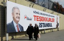 Istanbuler Wahlplakat im April