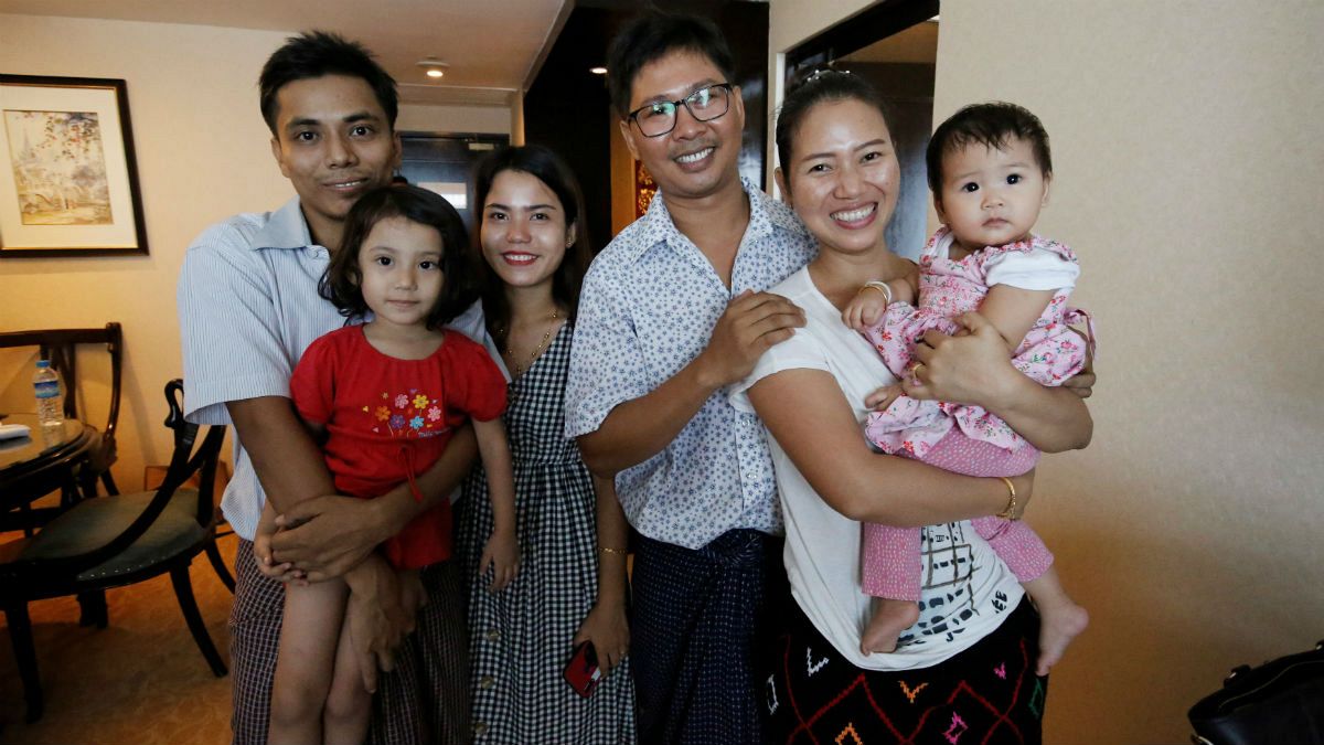 میانمار دو خبرنگار زندانی رویترز را آزاد کرد