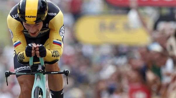 Primož Roglič, uno dei favoriti del Giro d'Italia Primož Roglič, uno dei favoriti del Giro d'Italia
