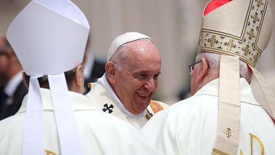 Nordmazedonien: Papst-Messe vor 15.000 Gläubigen