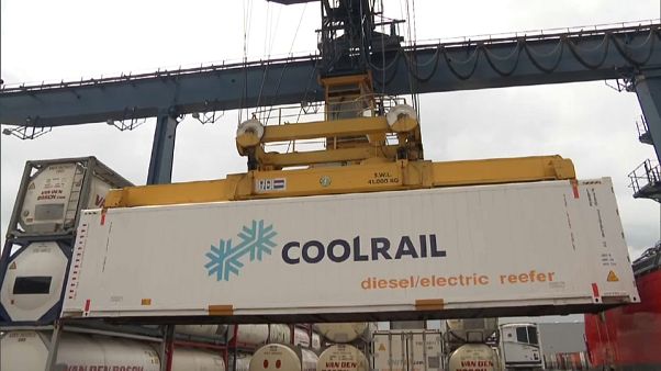 Primer tren frigorífico entre España y Holanda para exportar frutas y hortalizas Primer tren frigorífico entre España y Holanda para exportar frutas y hortalizas
