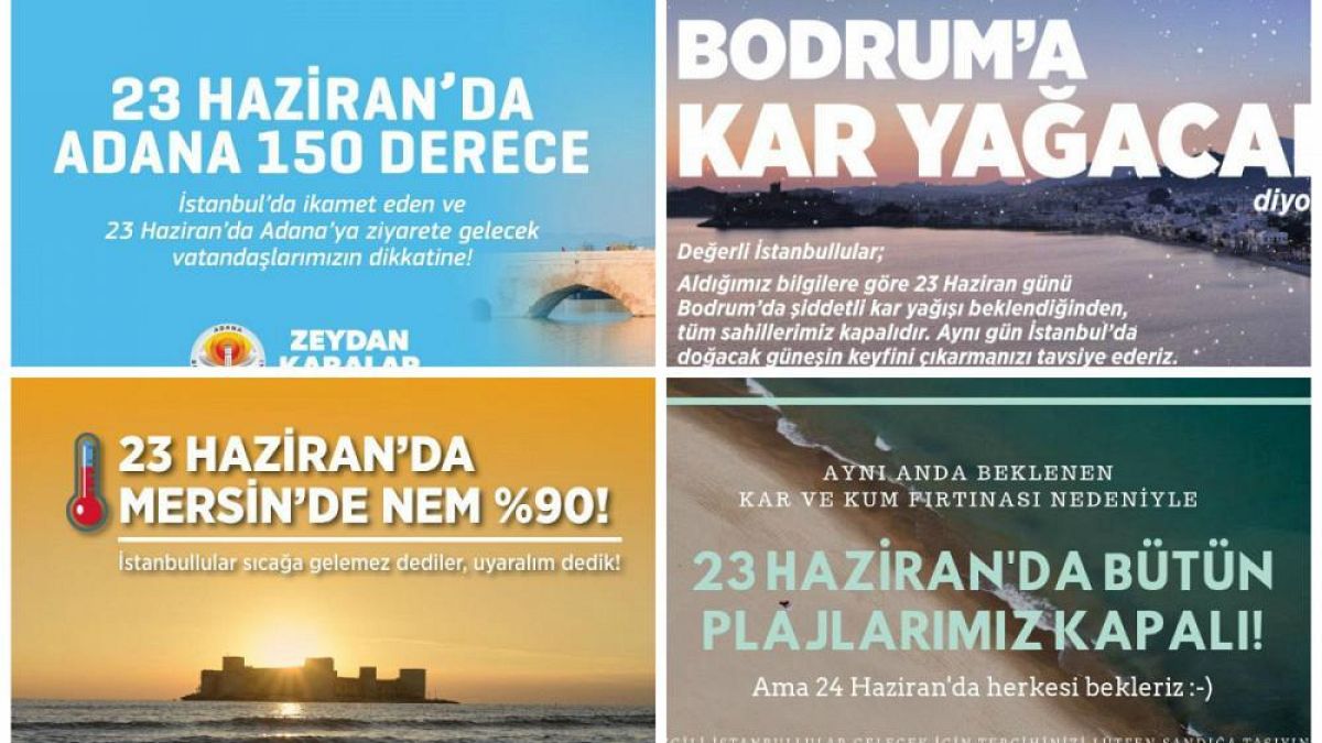 Turchia, le città sulla costa: "Non venite in vacanza, nevicherà, restate a Istanbul a votare"