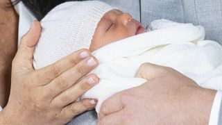 Royal baby: Prince Harry and Meghan Markle present their new son to the world