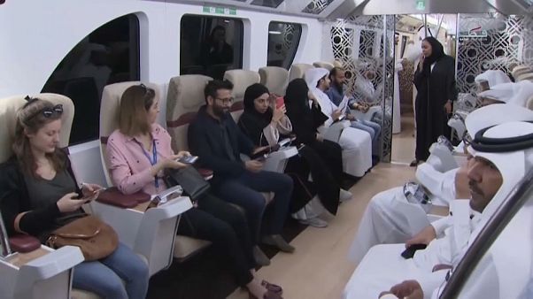 شاهد: افتتاح أول خط مترو في قطر شاهد: افتتاح أول خط مترو في قطر