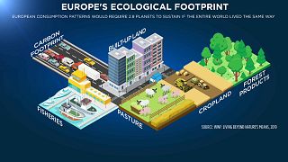 Europe's ecological footprint puts too much pressure on the natural world