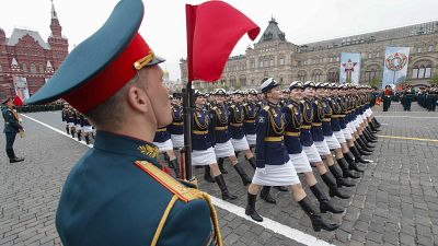 Russia: sfila in parata il Reggimento Immortale, presente anche Putin