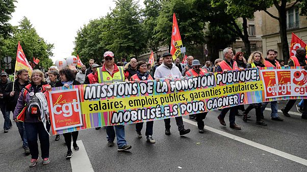 Manifestants à Paris, le 9 mai 2019 Manifestants à Paris, le 9 mai 2019