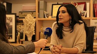 Realizadora libanesa Nadine Labaki em entrevista