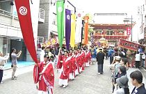 Jelmezes felvonulás Tokióban