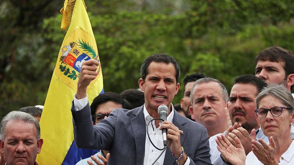 Venezuela’s opposition leader Juan Guaidó claims he has the support of the military Venezuela’s opposition leader Juan Guaidó claims he has the support of the military
