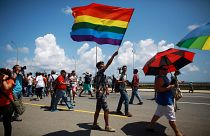 Gay rights activists arrested in unauthorised pride march in Cuba